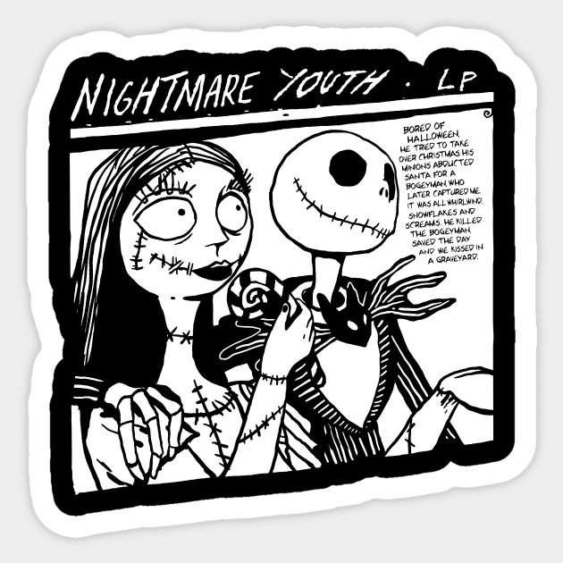 Nightmare Youth Sticker by GoodIdeaRyan